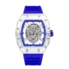 UTHAI L122 New Watch For Men High Beauty Trendy Sports Hollow Transparent Ghost Head Waterproof Wine Bucket Male Clock Watches - Image 4