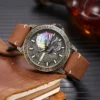 UTHAI BK149 Antique Bronze Colorful Skull Head Retro Men's Watch Casual Fashion Cool Calendar Waterproof Quartz Watch - Image 5