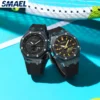 SMAEL 5Alarm Clock 2 Time Digital Watches 8088 Waterproof Men Watch Countdown Stopwatch Led Light Electronic Movement Wristwatch - Image 3