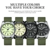 NIBOSI Fashion Mens Watches Luminous Nylon Band Military Watch For Men Army Quartz Sports Shock Clock Wristwatches Reloj Hombre - Image 3
