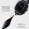 2024 New Men's Watch Fashion Square Business Style Black Clock Original Quartz Movement 40mm Casual Leather Watches reloj hombre - Image 3