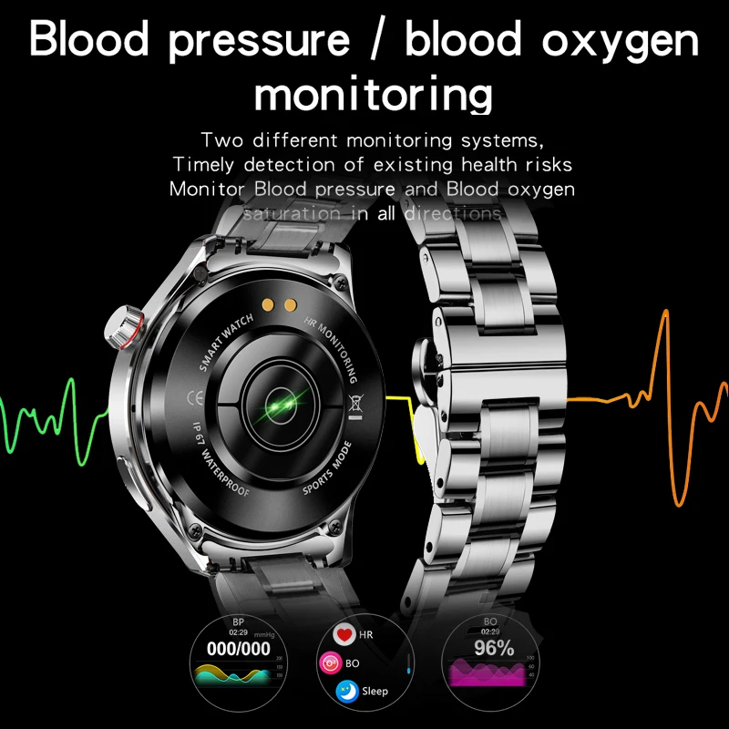 For HUAWEI GT 4 Pro GPS NFC Smart Watch Men 360*360 AMOLED Screen Heart rate Bluetooth Call IP68 Waterproof Man Smartwatch 2024 - Image 5