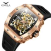 ONOLA Top Brand Mechanical Watch Waterproof 100M Stainless Steel Automatic Watch Luxury Sapphire Glass Men Watches - Image 2