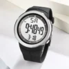 Mens Sports Watch 50m Waterproof Military Led Display Fashion Silicone Bracelet Men Wristwatches Multifunctional Alarm Clock - Image 2