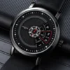 YAZOLE Fashion Men Watch Simple Casual Quartz Wristwatches PU Strap Turntable Design Male Clock Student Watches Waterproof - Image 5