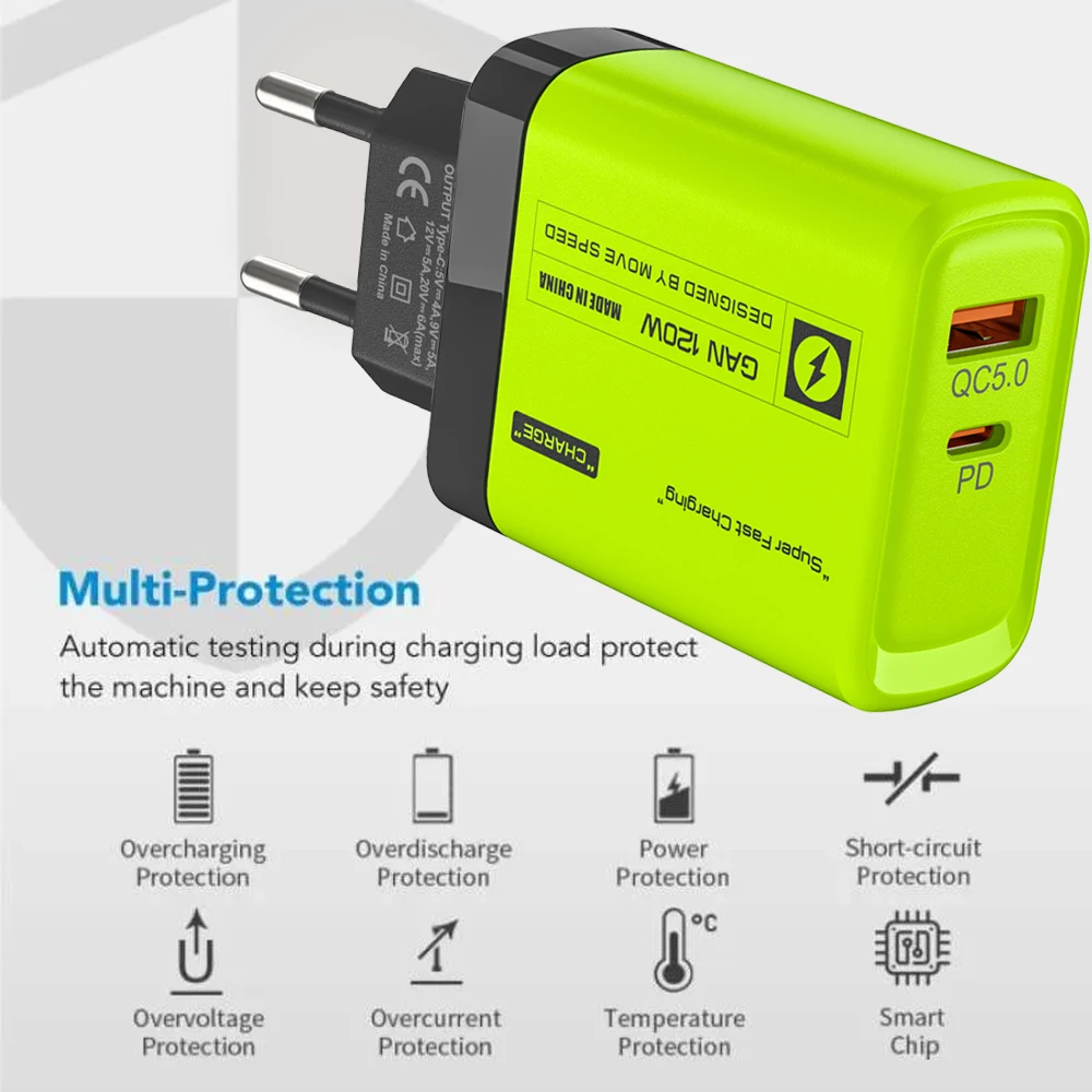 2 Ports USB C PD Charger Quick Charge 3.0 Type C USB Phone Chargers Fast Charging Adapter For iPhone 15 14 Samsung Xiaomi Huawei - Image 6