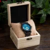 BOBOBIRD Wooden Watch Top Fashion Casual Clock Quartz Wristwatch Engraved Custom Logo Man Watches best man Gift Wood Box - Image 6