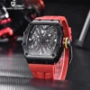 PAGANI DESIGN Original Men's Quartz Watches VH65 Movt Skeleton Dial 100M Waterproof Sport Rectangle Sapphire Glass Watch for Men - Image 2