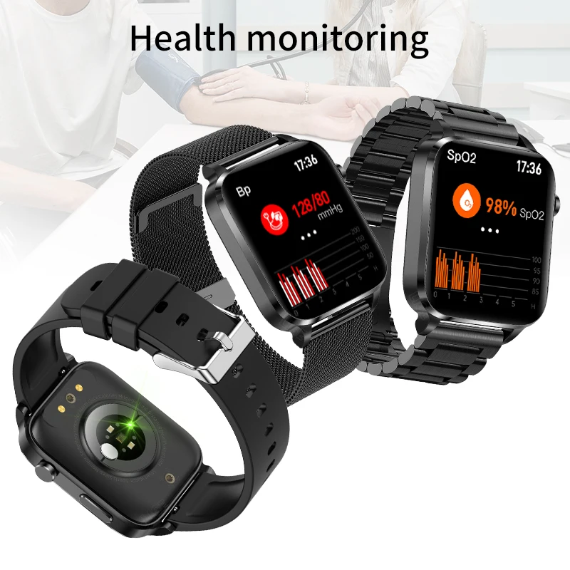 LIGE ECG+PPG Body Temperature Pulse Physiotherapy Smartwatch Men Health Management Bluetooth Calling Sports Waterproof Watches - Image 5