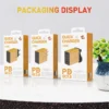 US/EU/UK 3PD+1U 4 Port Mobile Phone Charger Fast Charging Adapter 38W USB Type C Cell Phone Fast Charger - Image 6