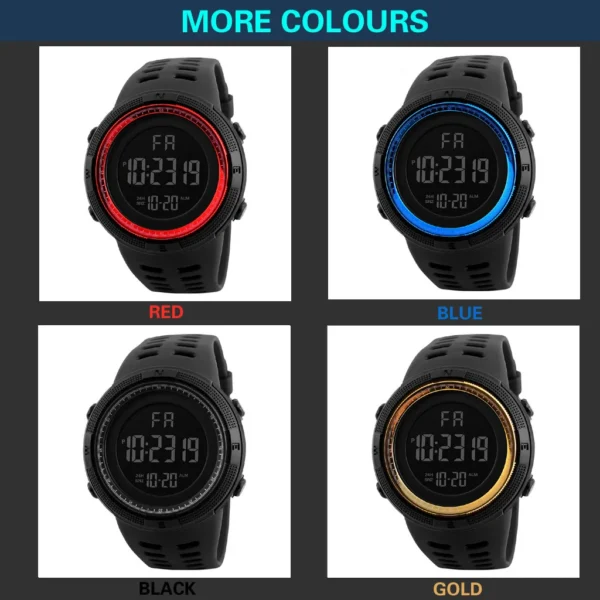 Digital Men Watch Military Sports Wristwatch Multifunction Waterproof Sport Watches Kids Student Electronic Watch for men Gifts - Image 6