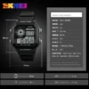SKMEI 1299 Fashion Men PU Strap Multifunction Waterproof Watches Alarm Male Digital Watch reloj hombre Outdoor Sport Watch - Image 6