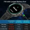 2024 New For Huawei Xiaomi GPS Track Smart Watch Men 1.85-Inch Ultra HD AMOLED Screen 710 Mah Battery Bluetooth Call SmartWatch - Image 5