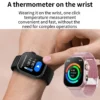 Xiaomi Call Smart Watch Women Custom Dial Smartwatch Waterproof Body Temperature Watches Full Touch Clock For Android IOS - Image 2
