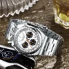 MINI FOCUS 0601 Classic Retro Men's Quartz Watches Calendar Luminous Clock Waterproof Chronograph Elegant Business Men Watches - Image 5