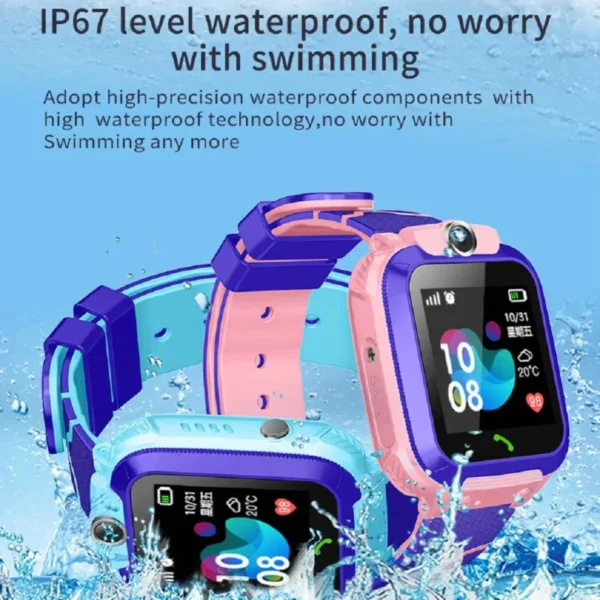 XIAOMI Kids Smart Watch SOS Antil-lost Watch Waterproof Photograph Voice Chat SIM Card LBS Location Sports Watches Kids Gift - Image 3