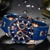 MINI FOCUS Mens Silicone Waterproof Date Fashion WristWatch Relogio Masculino Watch Luxury Analog Quartz Sport Men Watches 0349G - Image 3