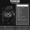 SKMEI 1270 Men Digital Double Time Chronograph Watches 50M Watwrproof Week Display Wristwatches Relogio Masculino Sports Watch - Image 6