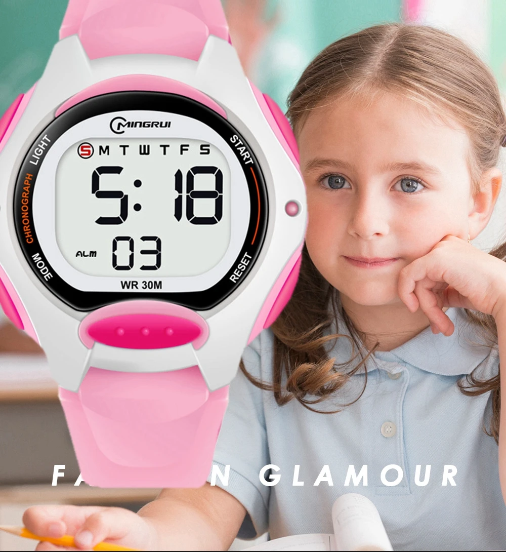 Kids Sport Watches Alarm Stopwatch Children Digital Watch For Boys Girls 30M Waterproof Military Student Electronic Wristwatch - Image 2