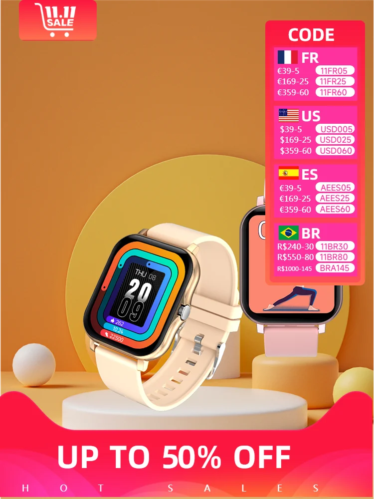 H13 Smart Watch For Men Women Gift 1.83 Full Touch Screen Sports Fitness Watches Bluetooth Calls Digital Smartwatch Wristwatch