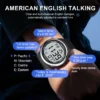 Hearkent English Talking Watch for Blind Man/Visually Impaired Seniors Electronic Digital Speaking Clock WristWatches with Alarm - Image 3