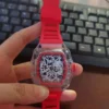 UTHAI Watch For Men Trendy Sports Fully Automatic Quartz Wristwatch Original Hollow Waterproof For Male Fashion Clock Watches - Image 6