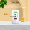 USB C Charger Fast Charging Type C 3 PD + 2 USB QC3.0 Mobile Phone Adapter 120W For iPhone Xiaomi Samsung ipad Realme Tablet - Image 3