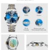 NIBOSI Luxury Watch for Man Rhombus Mirror Mens Watches Automatic Date Week Waterproof Luminous Wristwatch Relogio Masculino - Image 3
