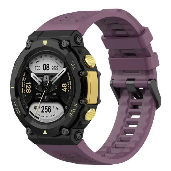 Silicone Watchband Strap For Huami Amazfit T-Rex 2 T-Rex2 Smart Watch Band - Image 3