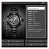SKMEI Mens Sport Watches Luminous Waterproof Digital Quartz Watch 3Bar Men Stainless Steel Military LED Wristwatch Male Clock - Image 4