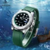 ADDIESDIVE Rotatable Bezel Watch For Men 41mm Quartz Watch Stainless Seel BGW9 Luminous Rubber Strap 200m Diving Men's Watch New - Image 2