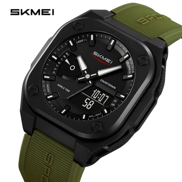SKMEI New Digital Watch Fashion Sport Men's Wristwatch Countdown Daylight Saving Time with 5Alarm Clock Waterproof Watches - Image 6