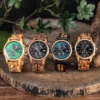 BOBO BIRD Men Watches 44mm Luxury Quartz Watch Lightweight Wooden Case and Straps Watches for Casual Support Customize Gift Box - Image 2