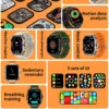 New 2.01inch full touch Smartwatch for men Android Xiaomi Blood Pressure Oxygen Fitness Watch Waterproof military smartwatch - Image 5