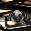SKROX Original Top Brand Luxury Stainless Steel Skeleton Automatic Movement Male Watch for Men Mechanical Elegant Wrist Watches - Image 5