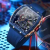 CURREN Top Brand Men's Watches Luxury Square Quartz Wristwatch Waterproof Luminous Chronograph Watch for Men Date Clock - Image 6