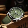OCHSTIN Authentic Waterproof Sports Men's Watch Three-eye Calendar Quartz Watch Fashion Leather Belt Male Casual Wirstwatch