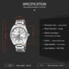 NAVIFORCE Classic Casual Watch for Men Stainless teel Sport Waterproof Male Watches Quartz Date Display Clock Relogio Masculino - Image 2